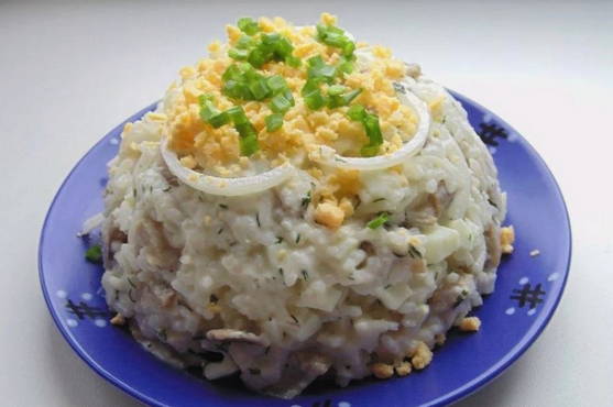 Mushroom and Rice Salad