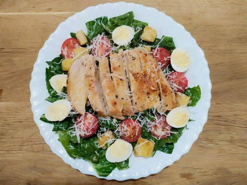 Caesar salad with chicken recipe at home