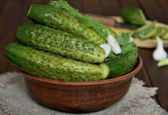 Pickled cucumbers per day