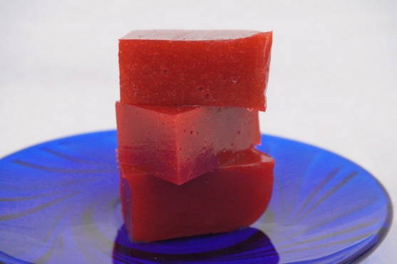 Red currant jelly with agar-agar
