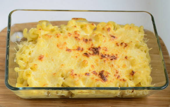 Pasta casserole with egg