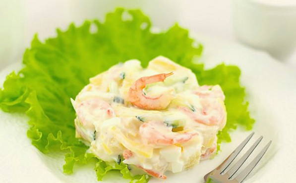 Pineapple salad without chicken