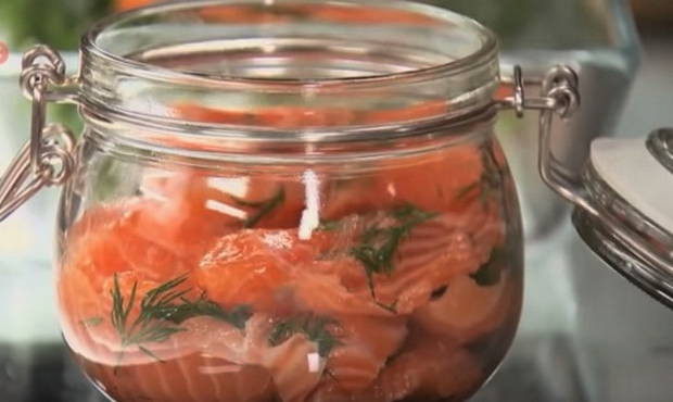 Pink salmon recipe for salting