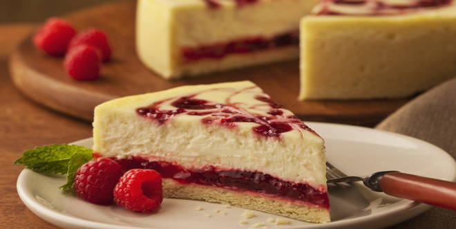 Cheesecake with mascarpone and cottage cheese