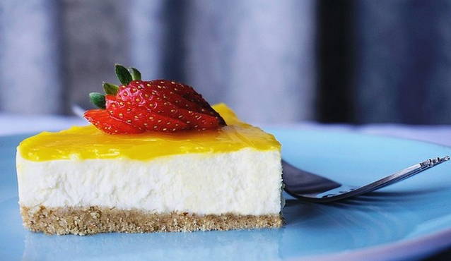 Cheesecake without baking with curd cheese