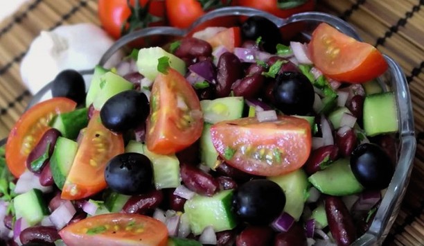 Bean salad without mayonnaise