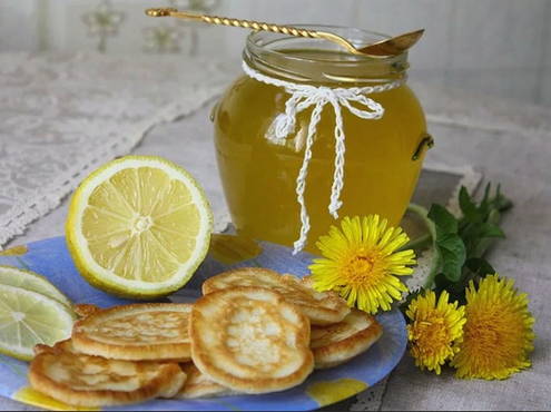 Dandelion Jam with Lemon and Orange