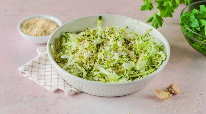 Cucumber and cabbage salad