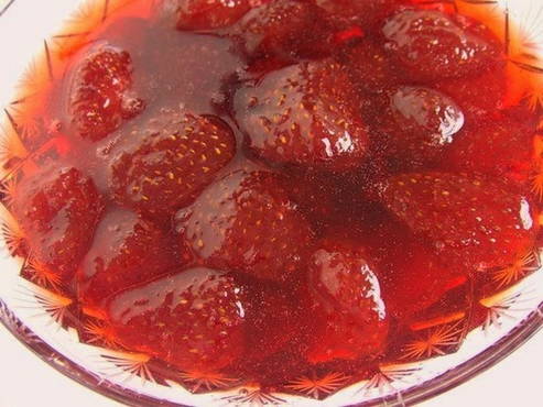 Frozen strawberry jam