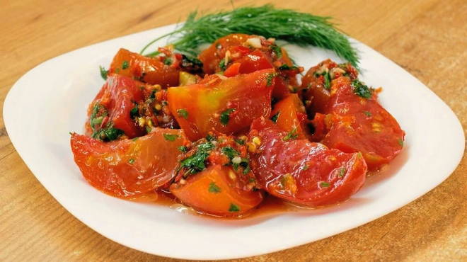 Korean tomato salad