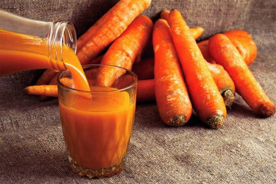 Carrot juice for the winter without a juicer