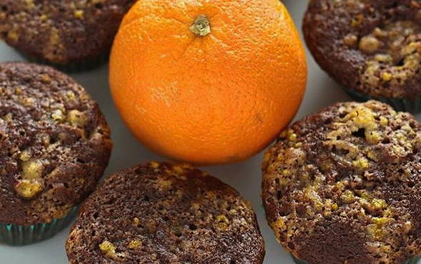 Chocolade sinaasappel muffins