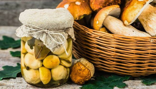 Pickled boletus will lick your fingers for the winter