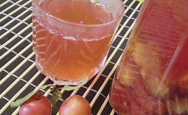 Cherry plum compote