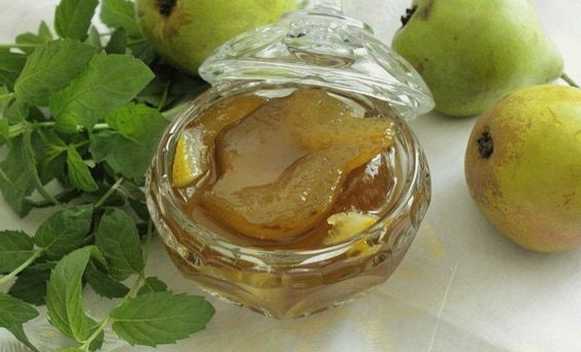 Pear jam without sterilization for the winter