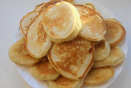 Lush pancakes 500 ml. kefir