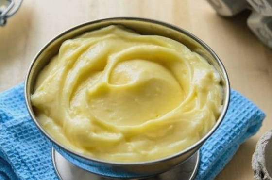 Custardroom voor Napoleon met boter en zetmeel
