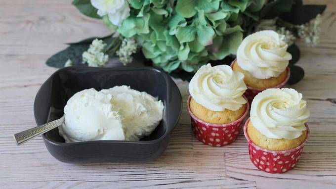 Cream cheese for cottage cheese cupcakes