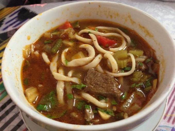 Lagman without pork radish