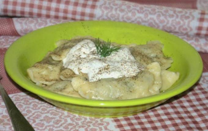 Dumplings with potatoes and herbs