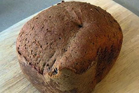 Rye bread in a Panasonic bread maker at home
