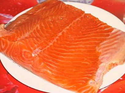 How to salt fresh trout at home