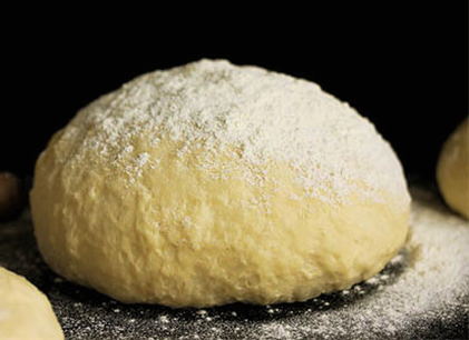 Kefir dough with baking soda