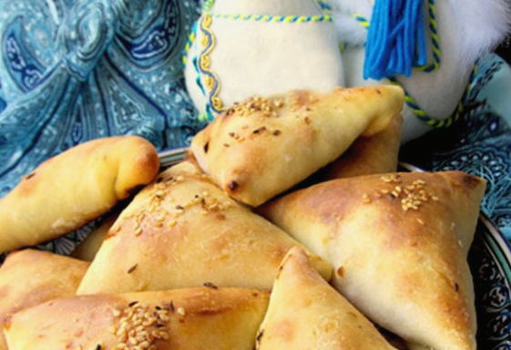 How to make pumpkin-filled samsa