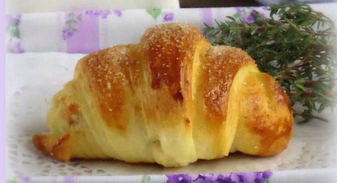 Bagels with puff yeast dough