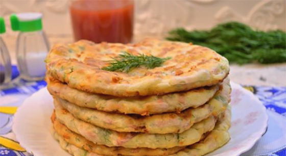 Tortillas with cheese, sausage and tomatoes