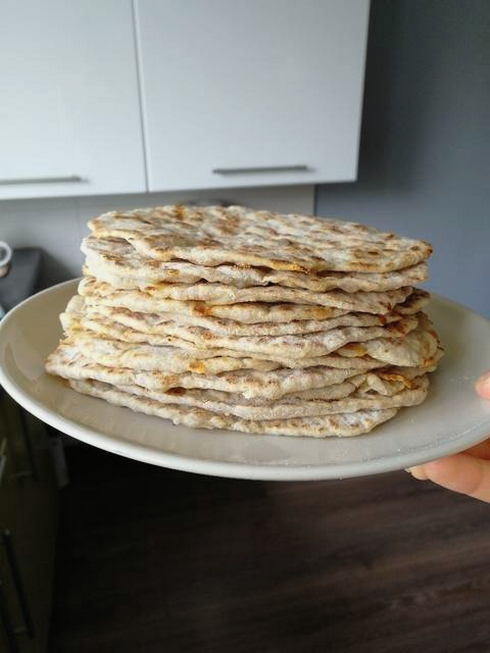 PP cheese cakes on kefir in a pan