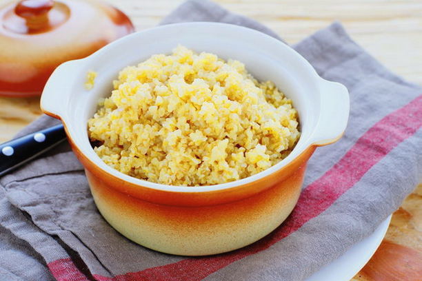 Wheat cereal with pumpkin