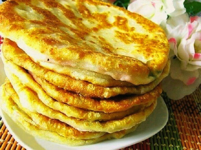 PP tortillas with cheese and curd