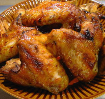 Wings in soy sauce in the oven