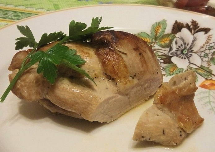 Oven baked turkey thighs