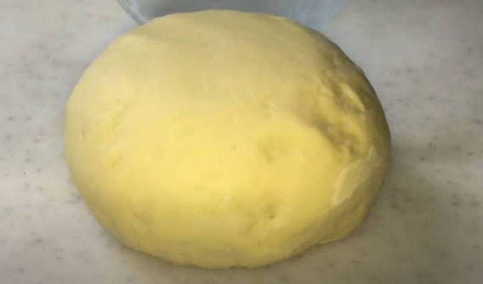 Dough for manti for 1 kilogram of flour