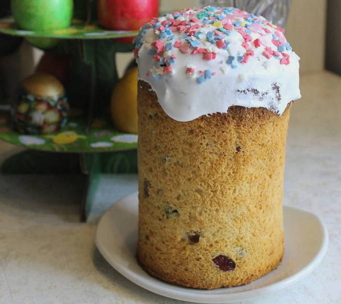 Easter cake on dough - grandmother's recipe