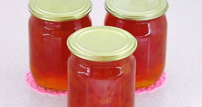 Simple seedless cherry plum jam for the winter