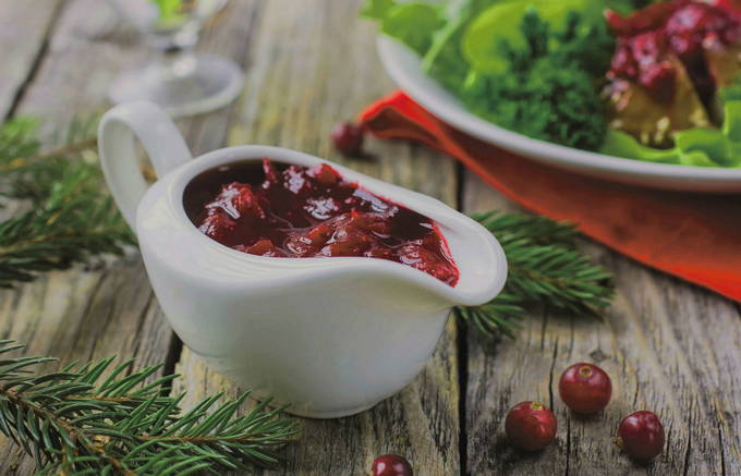 Cranberry-lingonberry sauce for meat