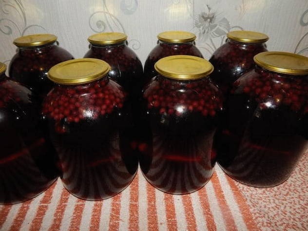 Blackcurrant compote without sterilization in a 3-liter jar for the winter