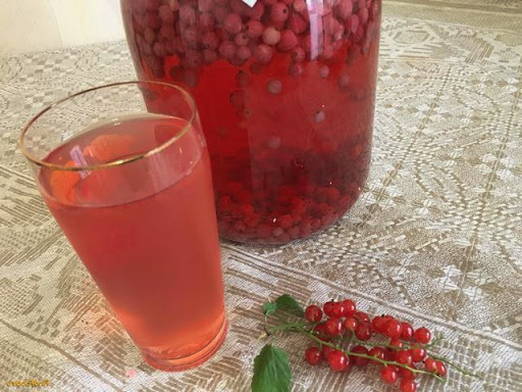 Redcurrant and orange compote without sterilization for the winter